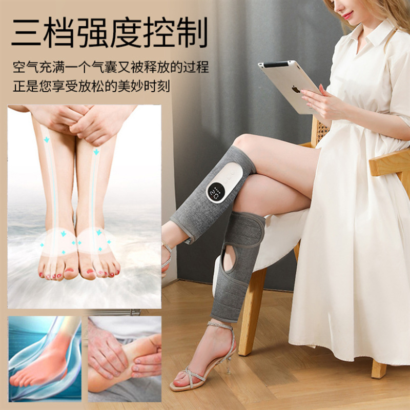 Fully automatic leg massager air wave electric air pressure constant temperature massager constant temperature calf massager cross border