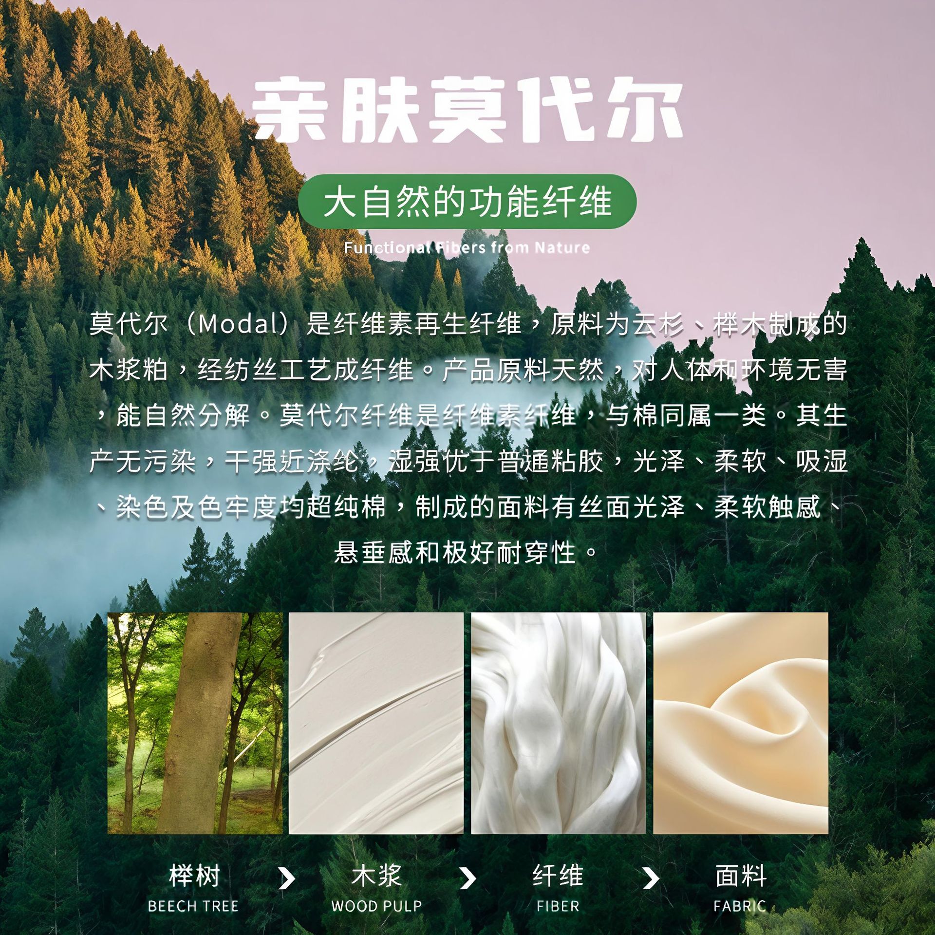 In Stock 195g Tianzhu Fiber Fabric Children's Clothing Home Wear T-Shirt Underwear Base Knit Fabric Summer Antibacterial Moisture-Wicking