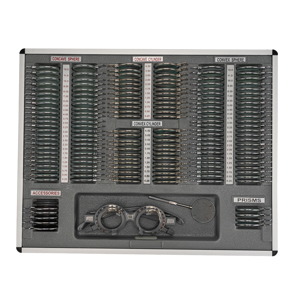 Glasses Lens Optometry Box Insert Box 158 Pieces Metal Insert Optometry Box Optical Lens Insert Export Model