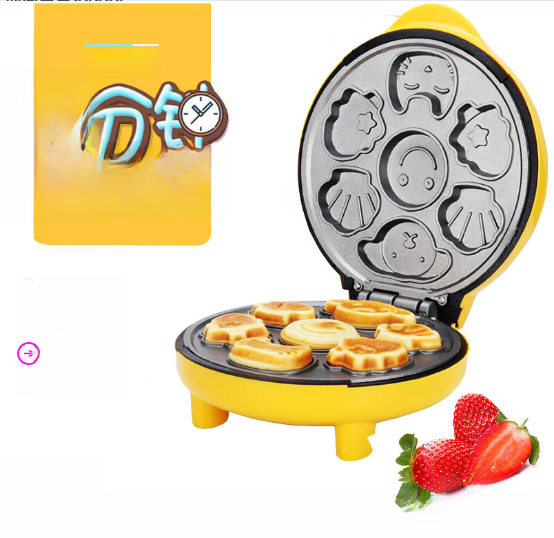 Cake machine Mini Breakfast Machine automatic household waffle machine children cartoon breakfast machine wholesale
