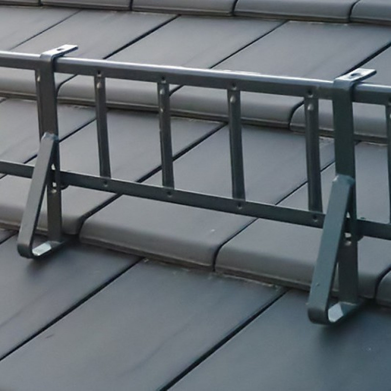 Metal Roof Snow Guard Durable Black Metal Cover for Wood Enhanced Protection Snow Grille Anti-Slip Grille