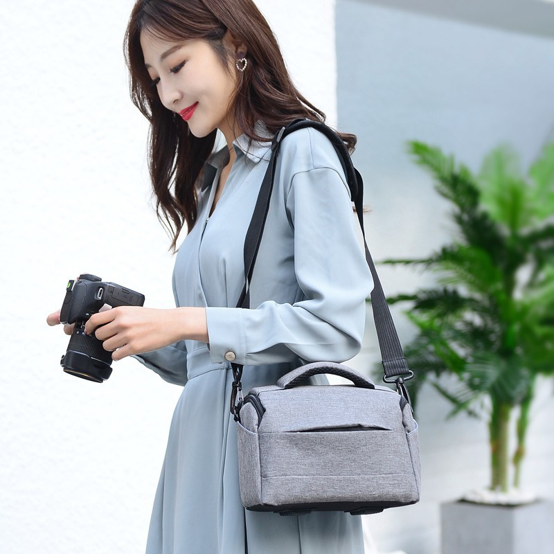 Сумка для камеры, плечевой мешок, сумка для беззеркальных камер, портативная сумка для оборудования для мужчин и женщин