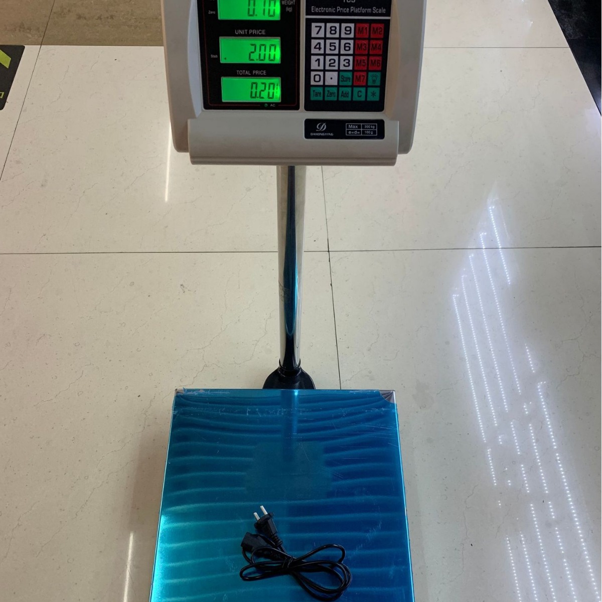Stainless Steel Electronic Platform Scale Trigeminal Charger Plastic Meter Electronic Platform Scale