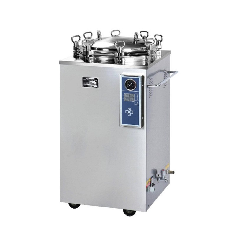 Foreign Trade Specializes in Medical Handwheel-Type Door-Opening Vertical Pressure Steam Sterilizer Fully Automatic High-Pressure Sterilizer