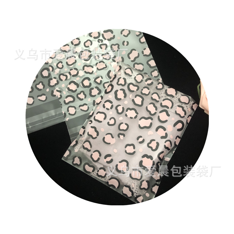 Small Daisy frosted bag/spot plastic Universal Packaging/translucent composite underwear bag adhesive seal