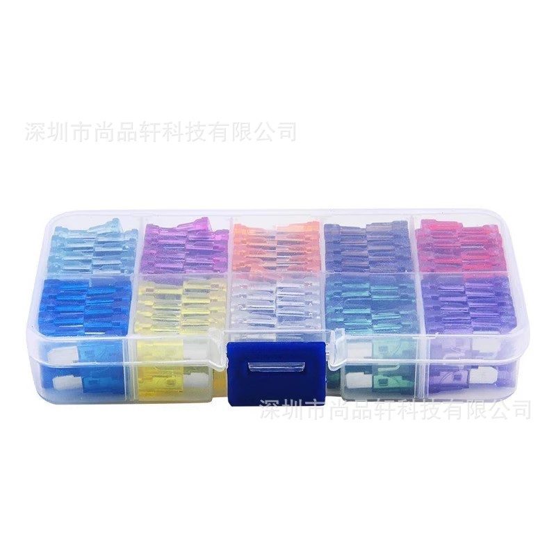 100PCs 2A-35A medium car fuse 10 specifications igniter headlight air conditioning fuse tube
