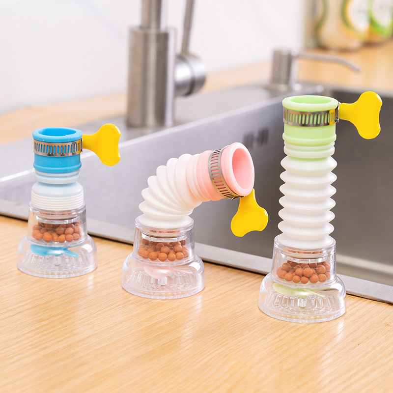 Кухонный кран для дома, поворотный, насадка для воды, защитный от брызг, с фиксатором