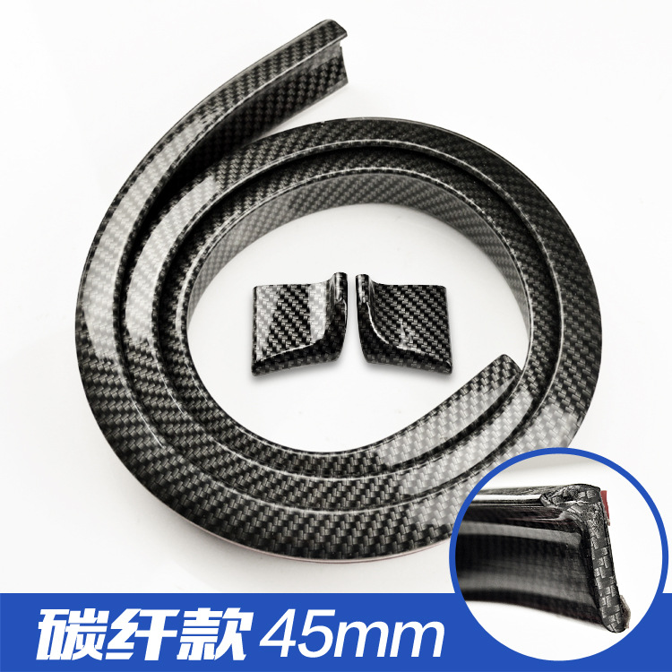 Car Modified Carbon Fiber Rear Wing Universal Top Wing Without Punching Fixed Wind Wing Carbon Fiber Pattern Rear Wing Carbon Fiber Small Rear Wing