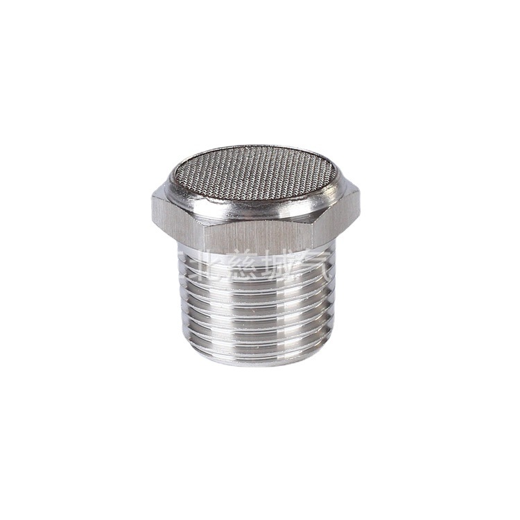 SS-VSP type stainless steel muffler solenoid valve silencer stainless steel silencer muffler