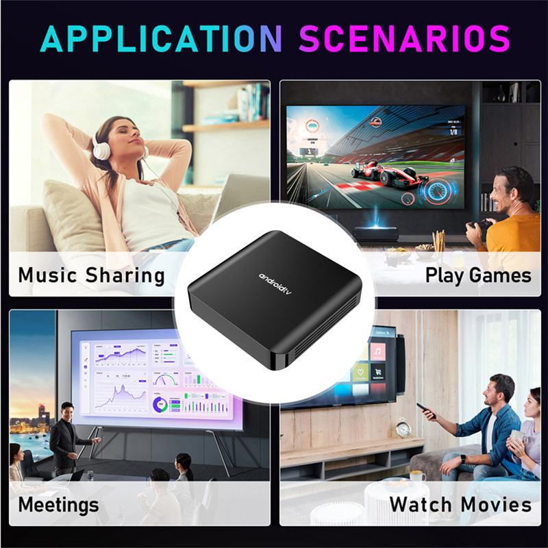 Tv98 Atv Plus Allwinner H313 Set-Top Box Tv Box Player Android 14 4K Cross-Border Tv Box