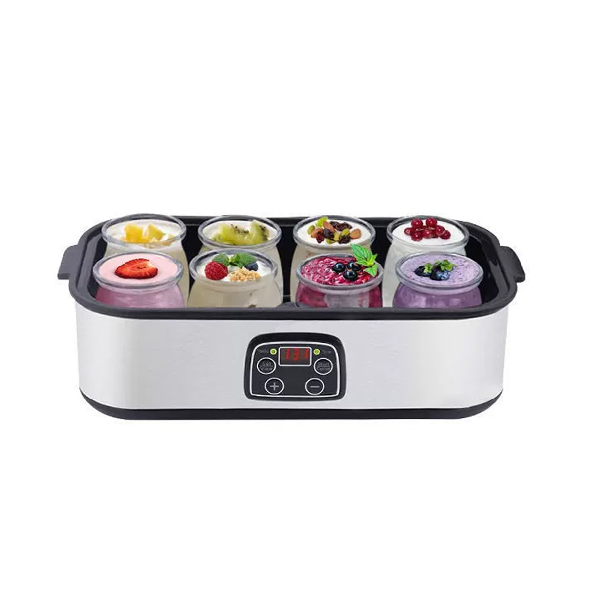 12-Cup Yogurt Machine Jam Ice Cream Yogurt Pudding Breakfast Yogurt Fermentation Machine Yogurt Maker Cross-Border Use