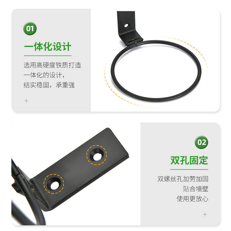 Household simple multi-functional storage flower rack wall-mounted wall balcony indoor decoration flower pot hanging bonsai rack wholesale