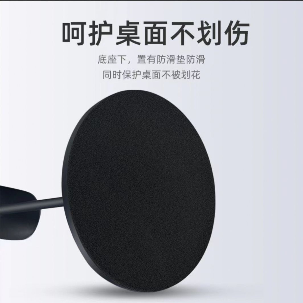 Desktop headset headset headset bracket aluminum alloy hanger bracket computer desktop storage shelf fixed non-slip