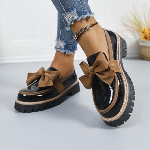 2025 New Spring and Autumn Loafers Large Size Casual Frosted British Style Women's Shoes Thick Heel Thick Sole Foreign Trade Retro Wholesale