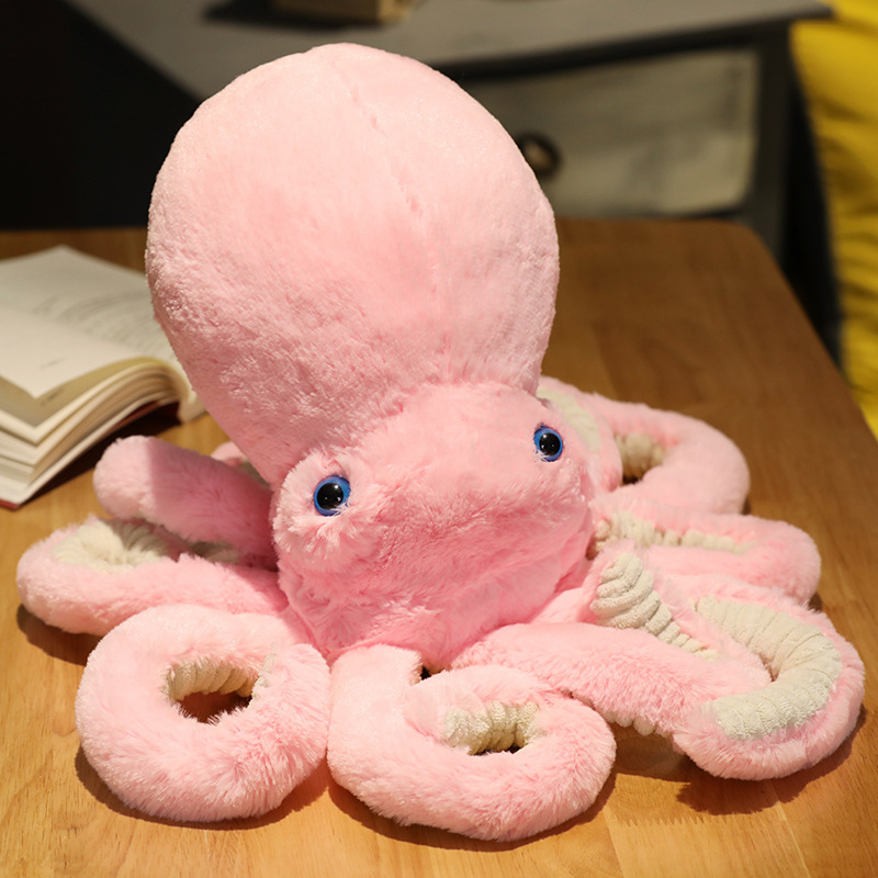 Cross-border Hot Selling Octopus Doll Simulation Octopus Pillow Plush Toy Marine Life Sleeping Cloth Doll Gift