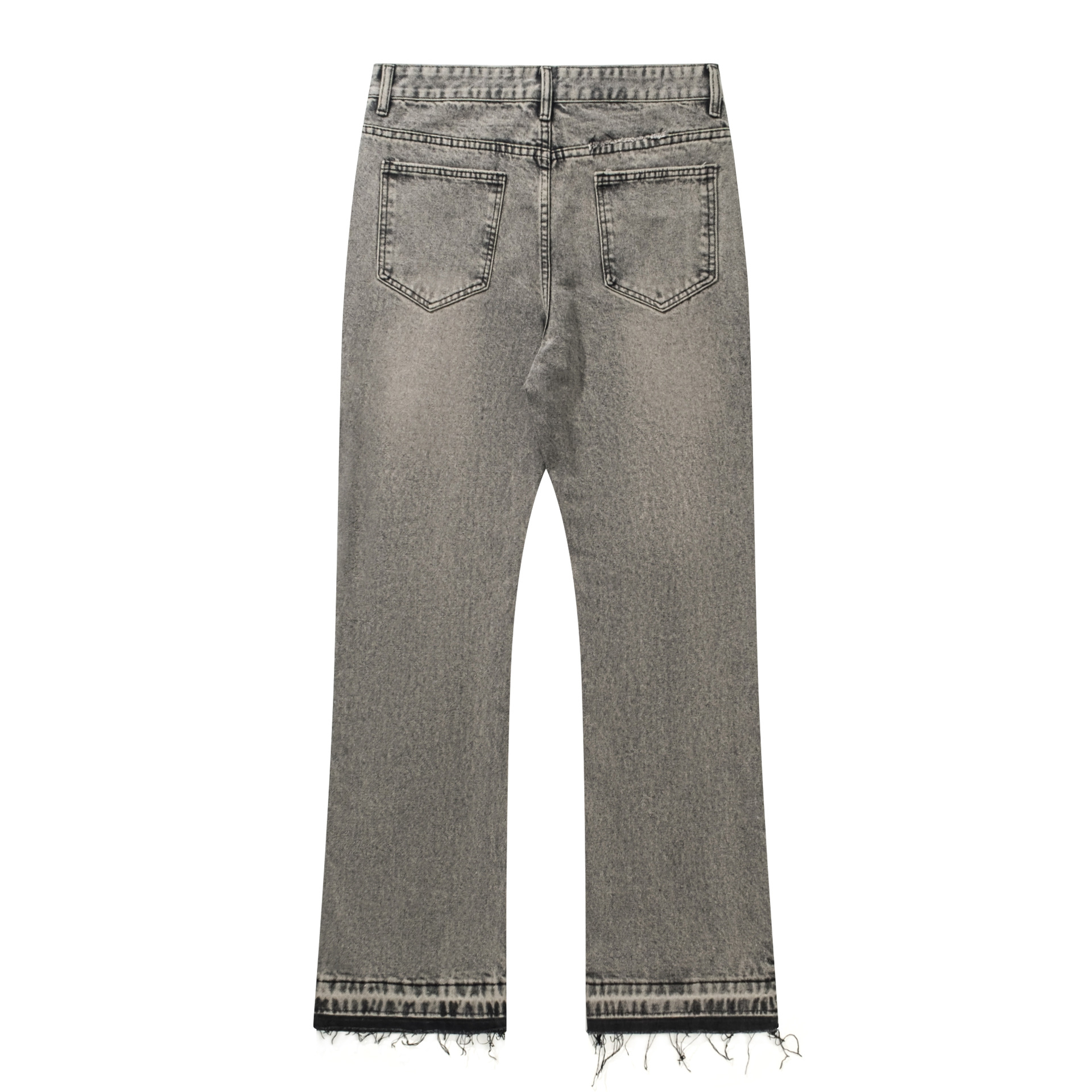 RDT Men's | American Smoke Grey Tassel 507 Retro Cement Grey Pants cleanfit Jeans