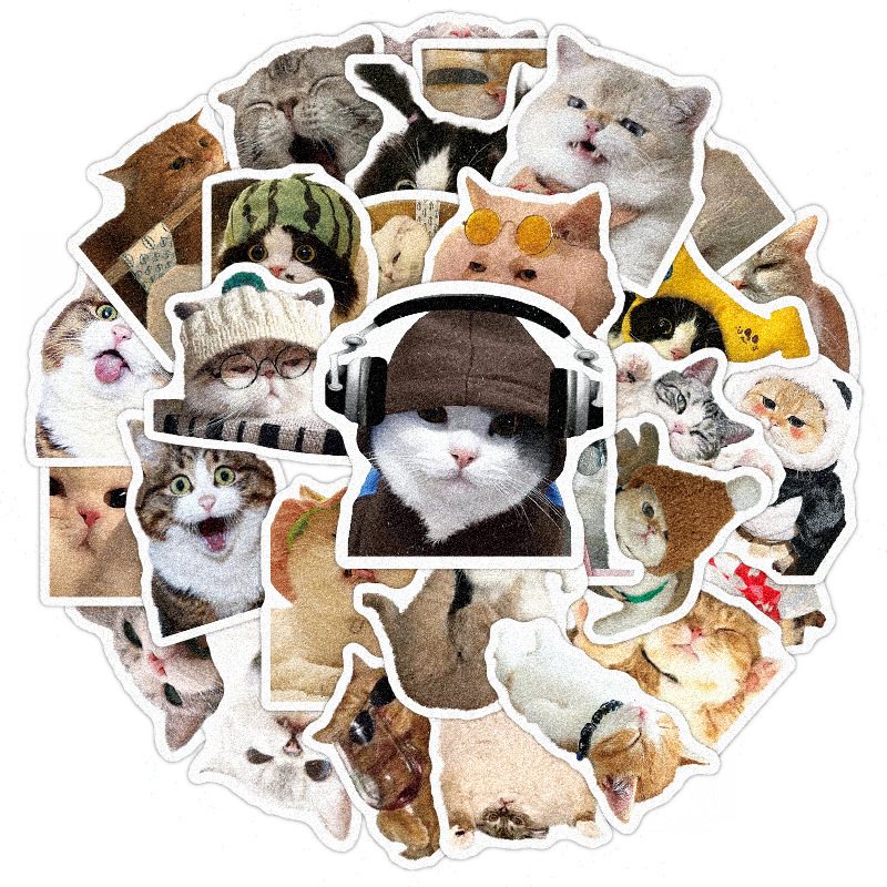 60 кросс-браузерных мультяшных наклеек с граффити, DIY, самоклеящиеся водонепроницаемые наклейки для багажа, кружек, блокнотов