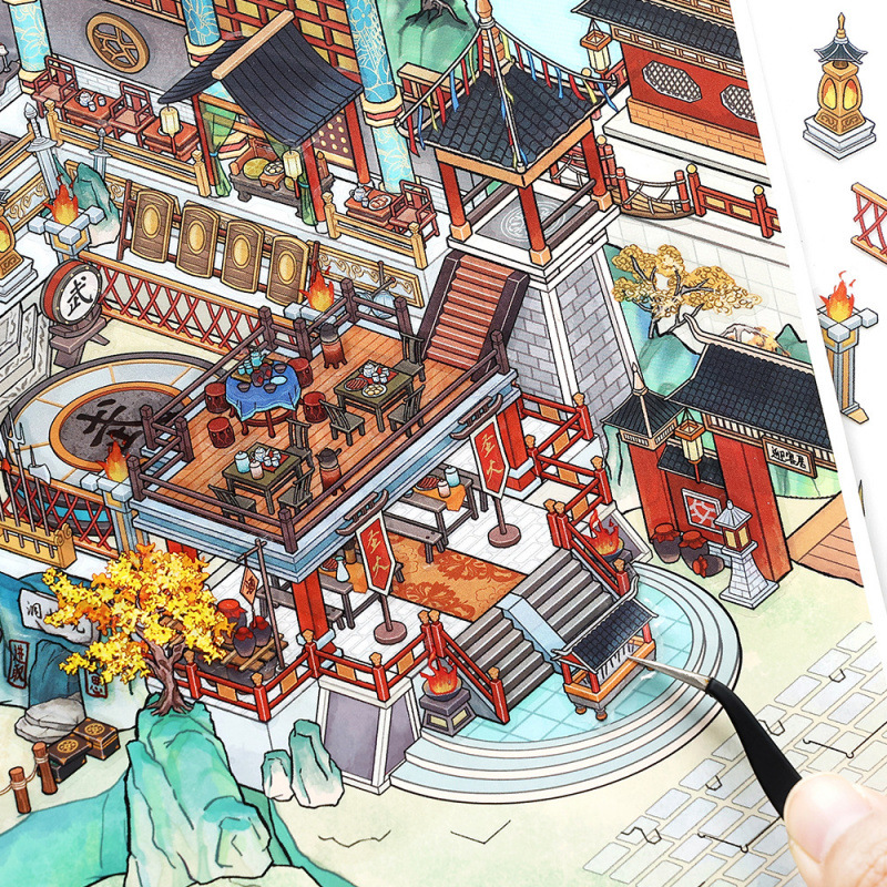 Infeel.Me Extra Large Landscaping Stickers Open for Business Today, Part 34 Fun Handbook Decoration Stickers