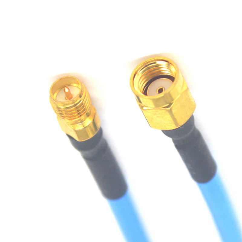 Microwave Power Divider 0-6g Rg402 Test Line Sma-Rp Male to Sma Female Socket 141 Semi-Flexible Line