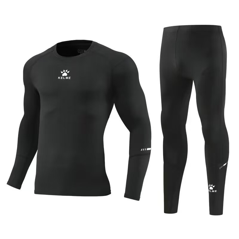 Kamei/Keime Bodysuit Suit for Boys and Girls Autumn and Winter Base Layer Pants Football Training Sports Running Fitness Clothes