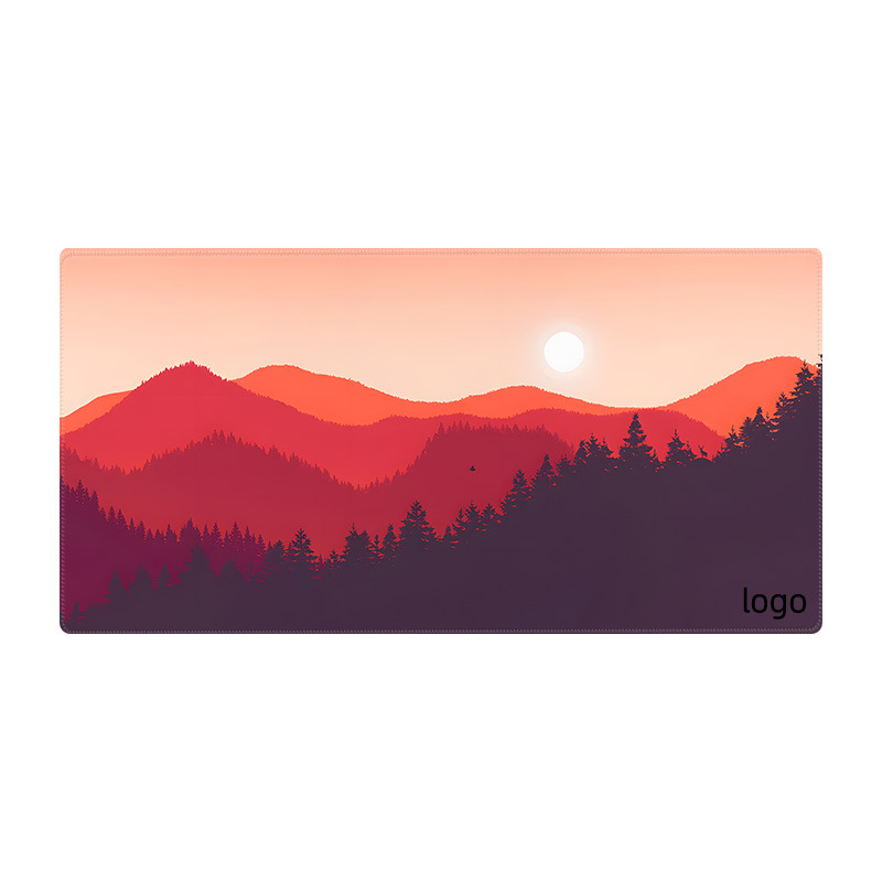 Amazon Temu Cross-Border Customized Mouse Pad Advertising Game Pad Computer Office Thickeneded Keyboard Pad Gift Table Pad