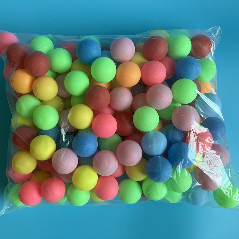 Матовый цветной мяч для настольного тенниса 40 мм бесшовный игровой мяч для активных игр в парке семейная лотерея DIY мяч