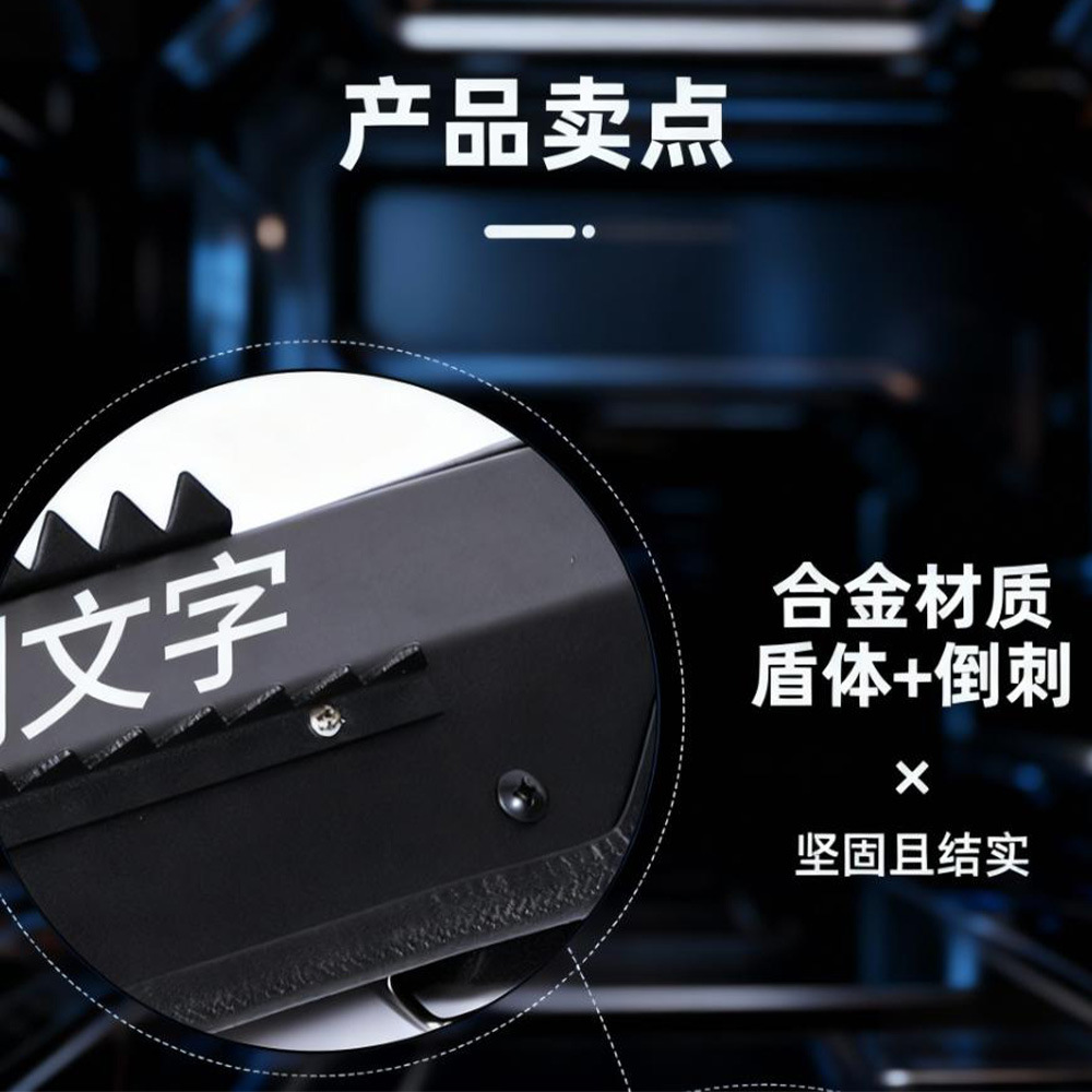 Multifunctional Arm Shield Alloy Steel Anti-Riot Arm Shield Explosion-Proof Metal Shield Security Attack Protection Arm Shield