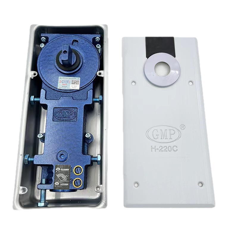 Factory wholesale glass door floor spring wooden door aluminum alloy hydraulic buffer frameless glass door floor spring accessories