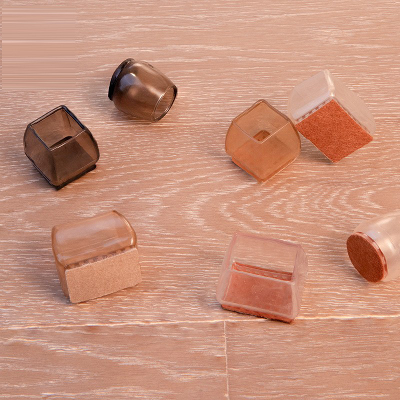 Silicone Table and Chair Foot Covers, Chair Bags, Stool Foot Pads, Non-Slip Silent Home Dormitory Dining Table Stools, Soundproof Non-Slip Pads