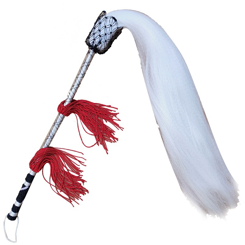 Buddhist Dust Maker Imitation Ponytail Drama Tai Chi Buddhist Dust Whip Mulan Dust Martial Arts Performance Props