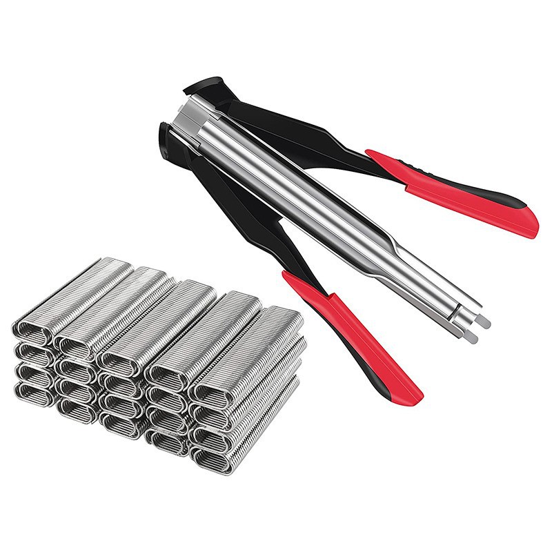 C- shaped buckle ring SR8 tie chicken cage gun pet cage special nail gun supermarket sealing machine sealing machine iron cage sealing pliers