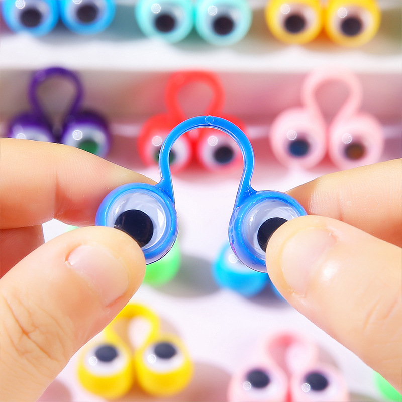 Colorful Movable Eyes Wearable Eye Toys New and Unique Funny Gadgets Holiday Party Prank Toys