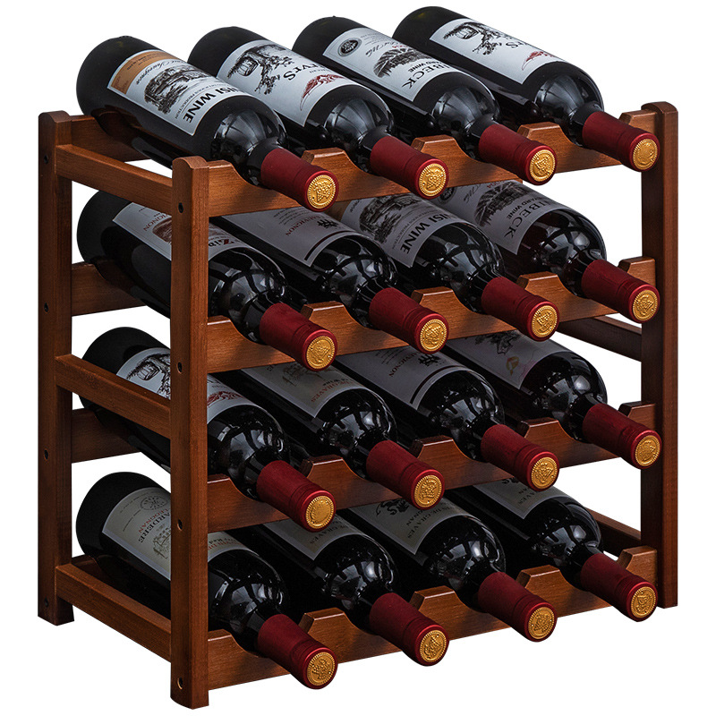 Desktop Wine Rack Living Room Wine Cabinet Ornaments Inclined Multi-Layer Household Wine Cabinet Rack Storage Rack Simple Wine Rack