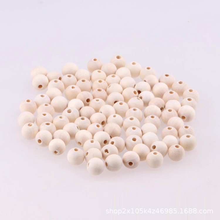 in stock factory direct log color lotus wood beads perforated DIY jewelry accessories handmade beaded accessories loose beads Jane