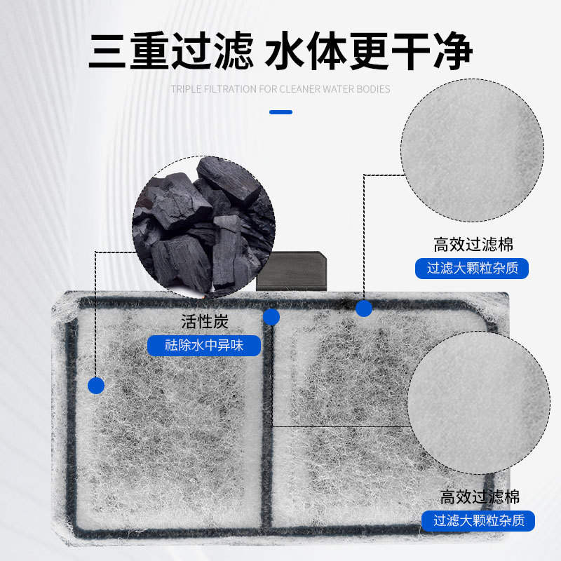 Fish tank aquarium filter landscaping filter element filter mesh for ReptoFilter Large Filter