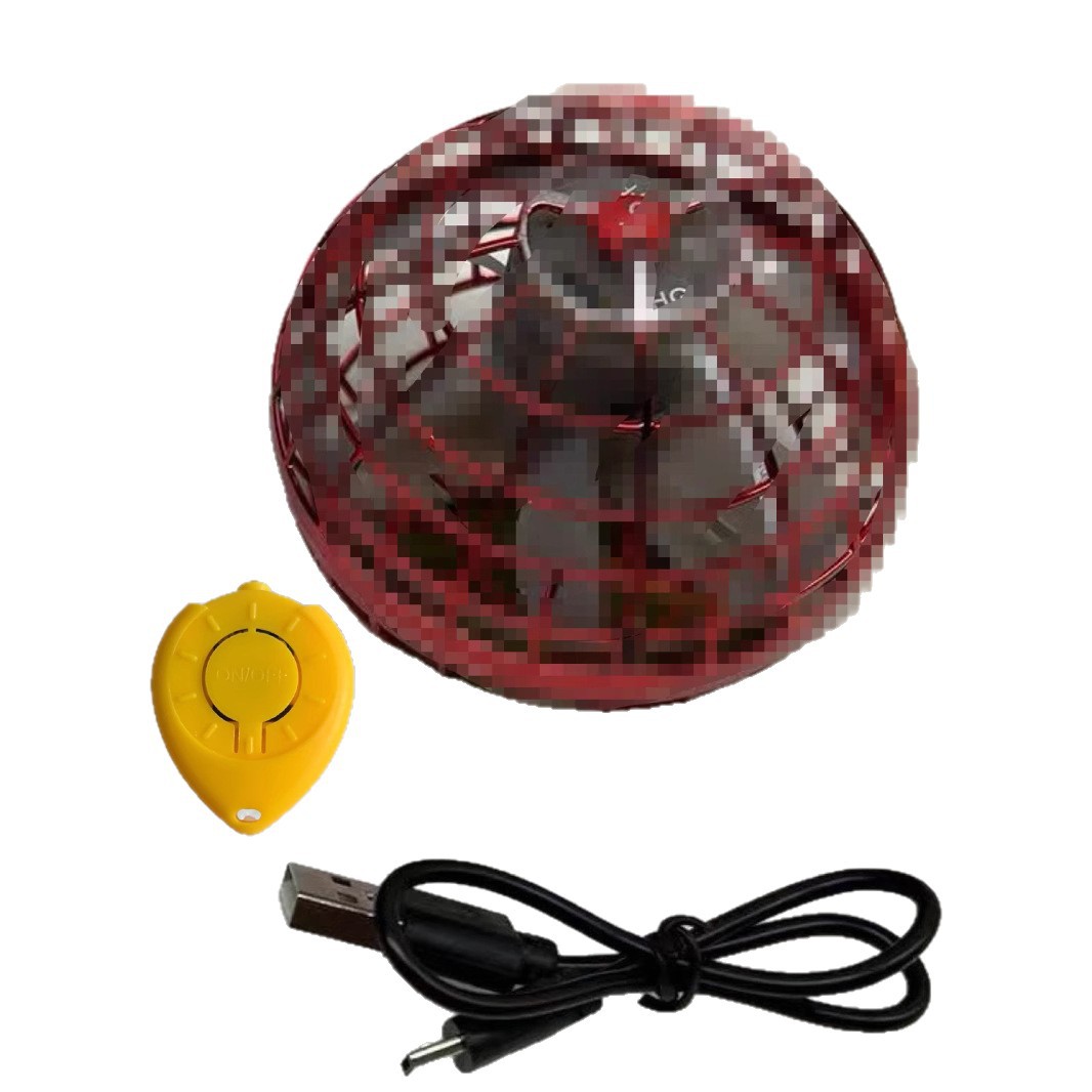 Cross-Border Sensor Ufo Smart Swing Ball Luminous Gyro Flying Ball Magic Suspension Ball Aircraft Kidsren's Toy