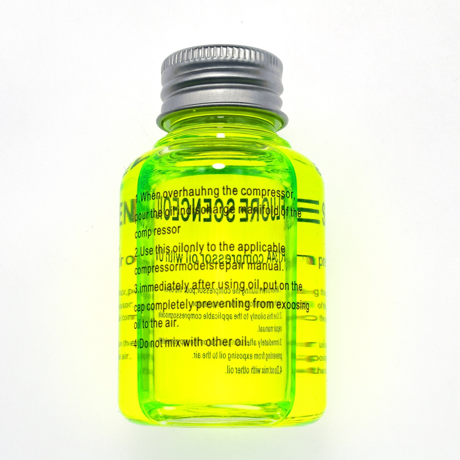 Car air conditioning fluorescent leak detection agent fluorescent oil fluorescent agent leak detection agent car leak detection syringe 60ml