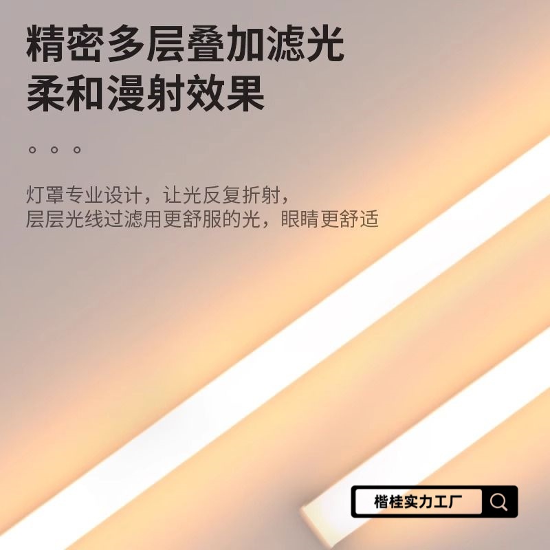 Plug-In Learning Fill Light Fluorescent Lamp Plug-In Desk Home Student Dormitory Energy-Saving Lamp