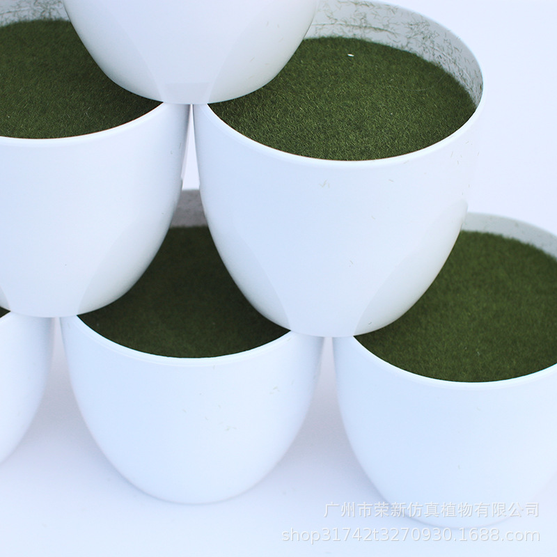 European style simple plastic small flower pot round pot plastic fleshy small flower pot creative home non-porous gardening pot wholesale