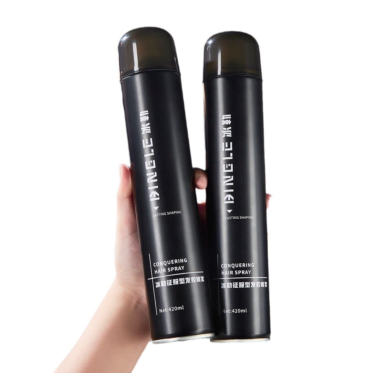 Hair gel styling spray men's and women's styling strong gel water lasting fluffy hard hair gel hair wax wholesale