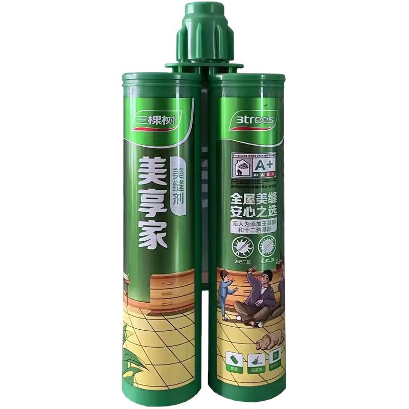 Free Shipping Three Trees Caulking Agent Bathroom Kitchen Toilet Waterproof and Mildew-Proof High Temperature Resistant Caulking Agent Caulking Glue