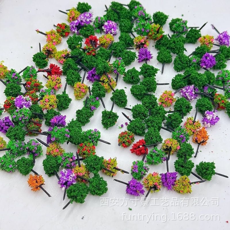 Miniature Landscape Model 2-3cm Set Small Tree Sand Table DIY Materials Micro Landscape Photography Set