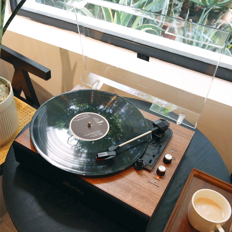 Интегрированный виниловый проигрыватель креативный подарок на день рождения ретро блютуз динамик декор для гостиной проигрыватель LP
