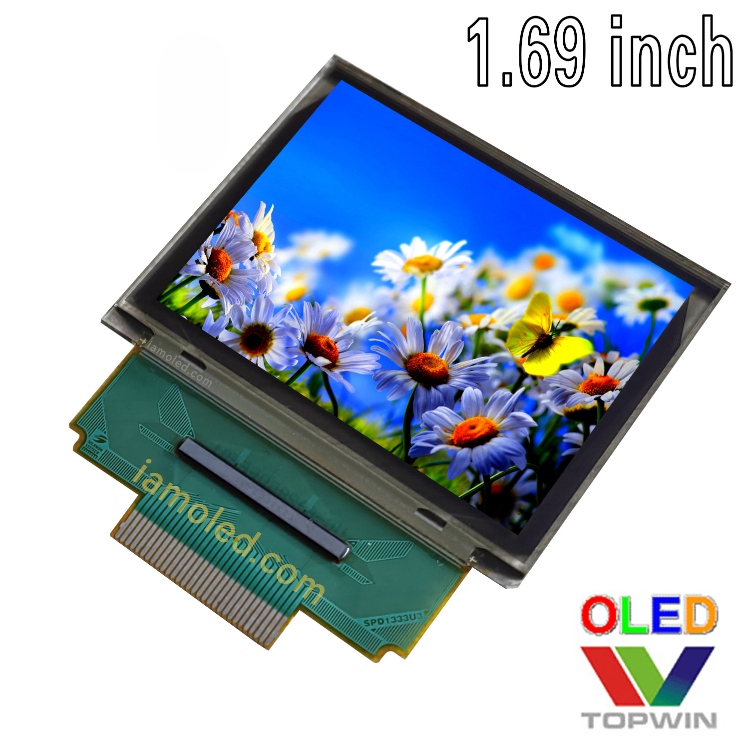 1.69inch Colorful Oled Lcd Display Ug-6028Gdeff01 Topwin New Driver 30 Feet