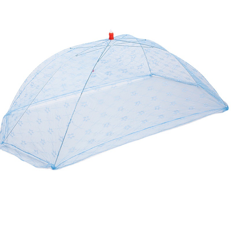 Cross-Border Baby Mosquito Net Cover Vegetable Cover Installation-Free Portable Baby Anti-Mosquito Umbrella Type Foldable Mosquito Net Wholesale