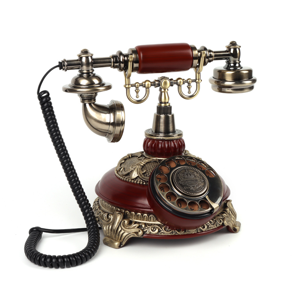 New Antique Phone Hotel Home Wedding Telephone Big Ringtone Fixed Landline Retro Old-Fashioned Telephone Wholesale