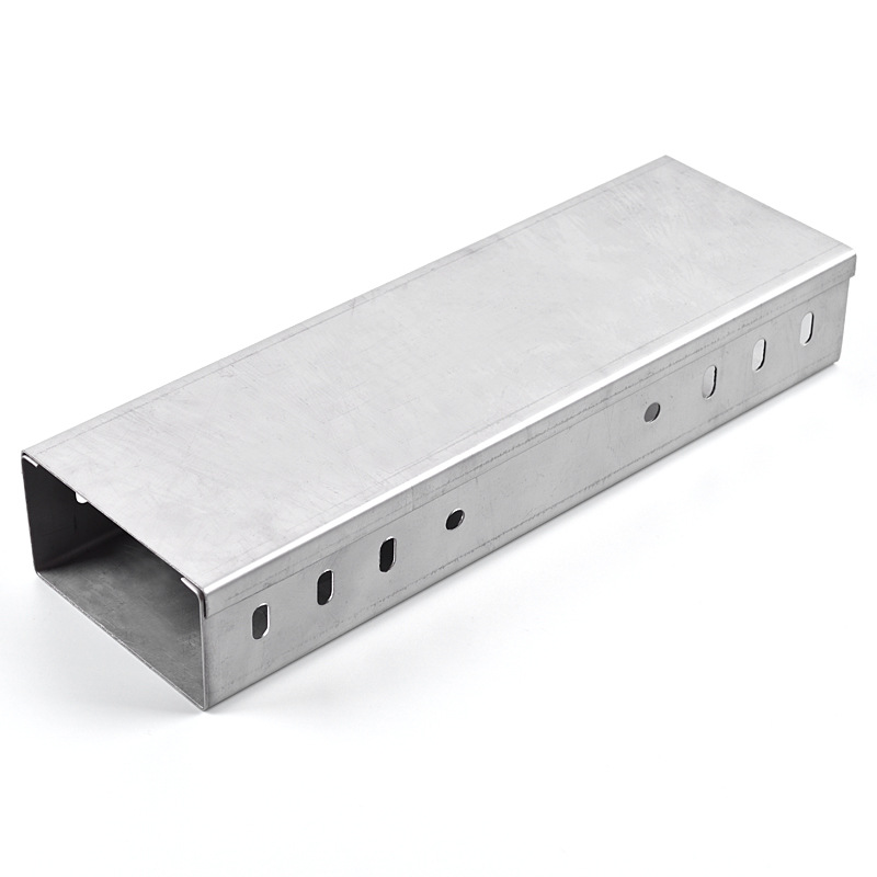 Customized Galvanized Trough-Type Cable Tray National Standard Wiring Trough Ladder-Type Cable Tray Box Hebei Manufacturer Fireproof and Flame-Retardant