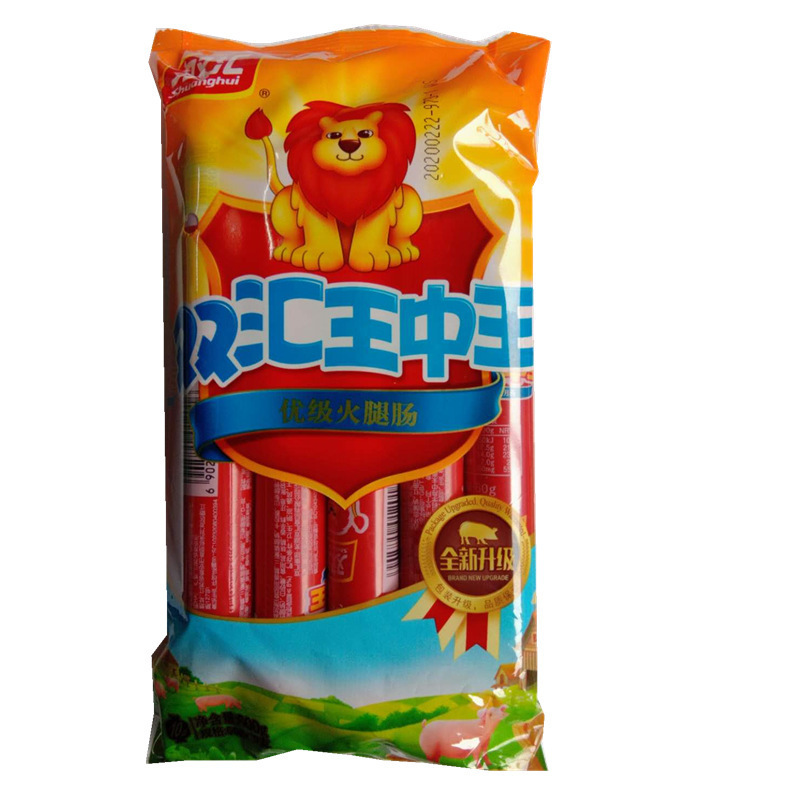 Shuanghui King of Kings Ham Sausage 60g*10 Pieces Ready-To-Eat Sausage Instant Noodles Partner Late Night Meal Replacement Casual Snacks