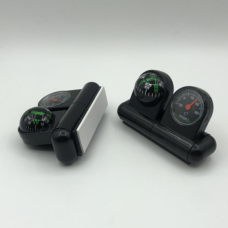 Car-mounted multi-purpose compass thermometer Compass Car instrument panel direction 288-5 Chinese and English