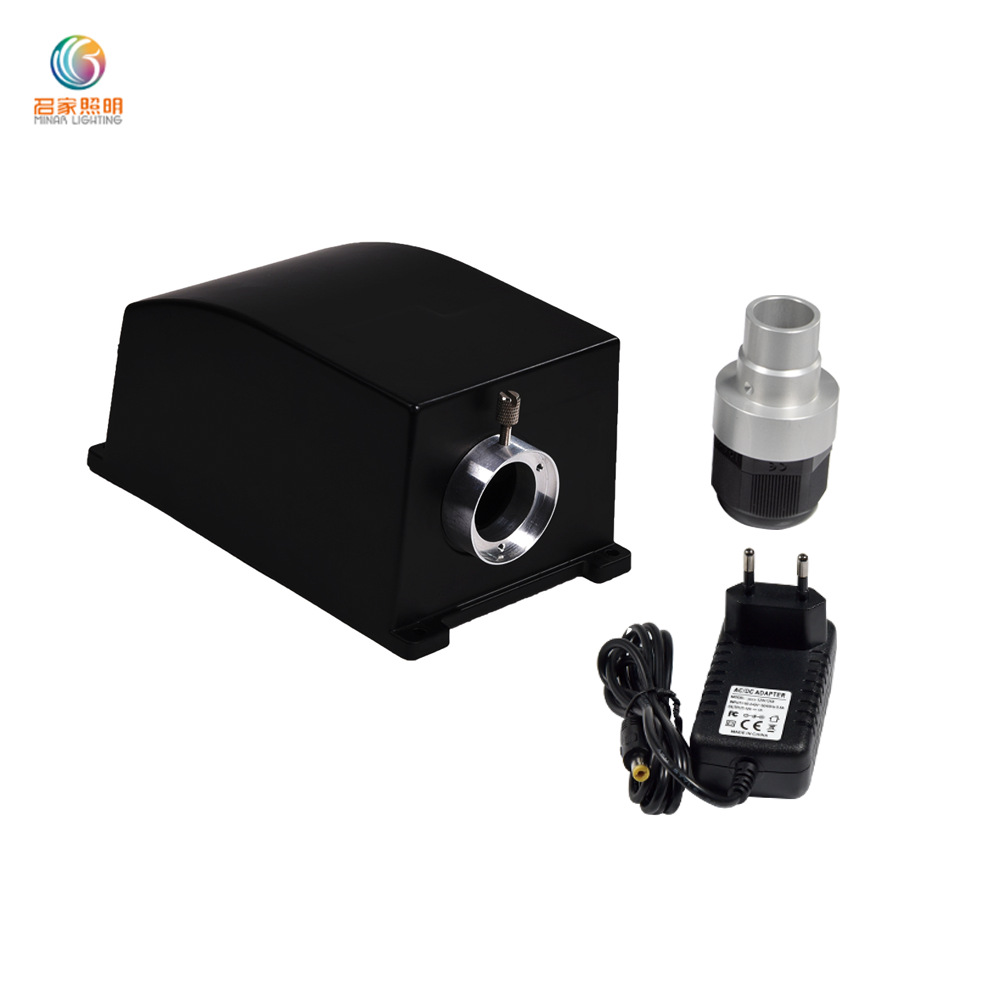 Led Fiber Optic Machine Light Source Meteor Machine 20W Six-Color Programmable Meteor Starry Sky Ceiling Car Atmosphere Light